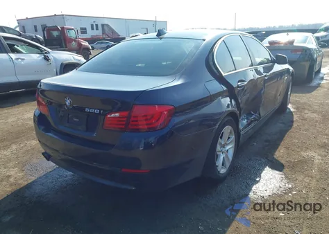 2012 BMW 528I xDrive from USA, damaged, VIN WBAXH5C51CDW07966